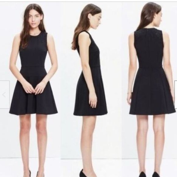 Madewell Anywhere Dress Size 0 Sleeveless Black - Picture 1 of 9